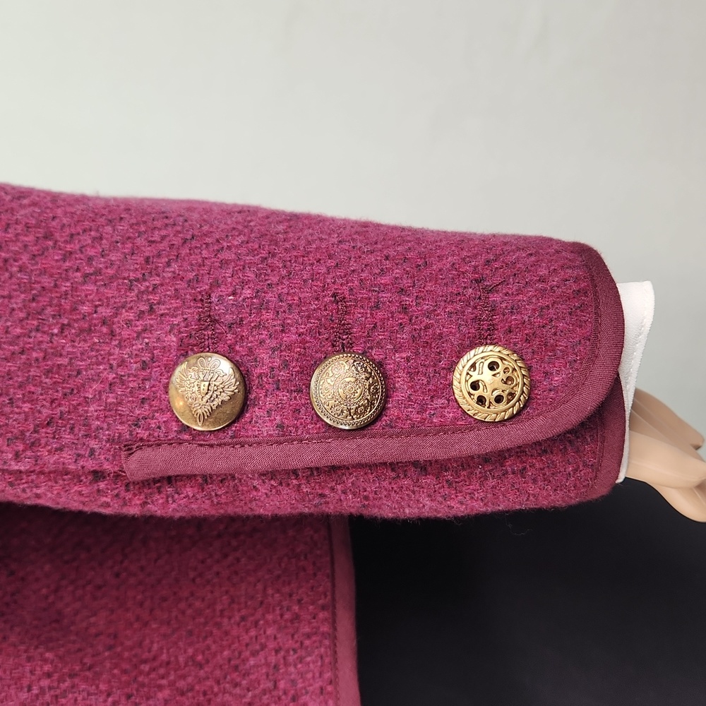 Joe Browns Purple Blazer with velvet collar, cuffs, and trim Size 10 NWT RARE - Picture 11 of 17